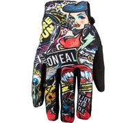 O'NEAL | Gants vélo et Motocross | MX MTB DH FR Descente Freeride | Matériaux durables et Flexibles, Paume ventilée | Gants Matrix Youth Crank | Enfants | Noir | Taille L