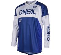 Oneal Matrix Ridewear Maillot de motocross, gris-bleu, taille XL pour homme