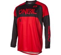 Oneal Matrix Ridewear Maillot de motocross, noir-rouge, taille S pour homme