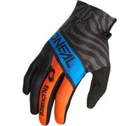 Oneal Matrix Shocker Gants de motocross pour enfants, bleu/noir/orange, Taille L