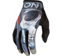 Oneal Mayhem Bones V.22 Gants de motocross, noir-gris-rouge, taille 2XL