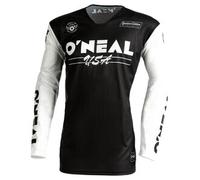 Oneal Mayhem Bullet V.22 Maillot de motocross, noir-blanc, taille M pour homme