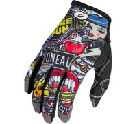 Oneal Mayhem Crank Gants de motocross, noir-multicolore, taille L pour homme