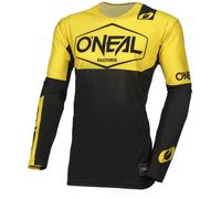 Oneal Mayhem Hexx Maillot de motocross, noir-jaune, taille S pour homme