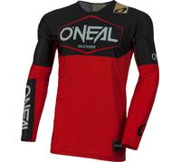 Oneal Mayhem Hexx Maillot de motocross, noir/rouge, Taille L