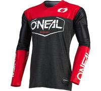 Oneal Mayhem Hexx Maillot motocross, noir/rouge, Taille L