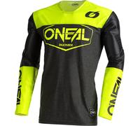 Oneal Mayhem Hexx V.22 Maillot de motocross, noir/jaune, Taille L