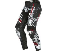 Oneal Mayhem Scarz V.22 Pantalon de motocross, Noir/Blanc/Rouge, Taille 28
