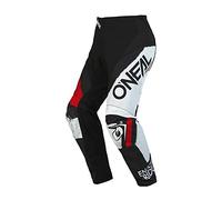 Oneal Element Shocker Pantalon de motocross, noir-rouge, taille 30 pour homme