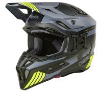 Oneal EX-SRS Hitch Casque de motocross, noir-jaune, taille L