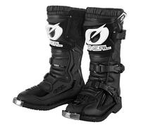 O'NEAL | Motocross Boots | Kids | Enduro Motorcycle | Confort grâce à la semelle Air-Mesh, quatre boucles, matériel synthétique de haute qualité | Bottes Rider Pro Youth | Noir | Taille 12/31