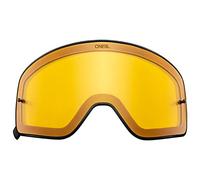 O'NEAL | Motocross Goggle Spare Parts | Motorcycle Enduro | Polycarbonate Magnetic Lens, Impact Resistant Lens with 100% UV Protection | B 50 Goggle Black Spare Leans | Yellow