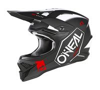 O'NEAL Motocross Helm 3SRS Hexx V.23, Schwarz weiß, L, 0627-2