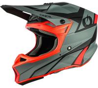 O'NEAL Motocross Helmet 10SRS Hyperlite Compact , Gris Rouge, S