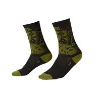 O'NEAL MTB Performance Sock Chaussettes, Schwarz/Grün, 39-42 Mixte