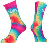 ONeal MTB Performance Twist, chaussettes 43-46 Fuchsia/Pétrole/Jaune/Rouge Fuchsia/Pétrole/Jaune/Rouge