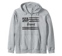 Oneal - Nom personnalisé, étoiles et Rayures, Drapeau des États-Unis Sweat à Capuche