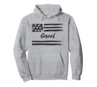 Oneal - Nom personnalisé, étoiles et Rayures, Drapeau des États-Unis Sweat à Capuche