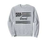 Oneal - Nom personnalisé, étoiles et Rayures, Drapeau des États-Unis Sweatshirt