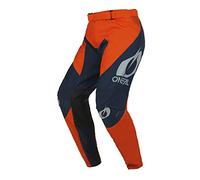 O'NEAL | Pantalon de Motocross | Enduro Moto | Tissu Denier résistant, Protection Thermique en Cuir sur Les Deux Genoux à l'intérieur | Pants Mayhem Hexx V.22 | Adulte | Bleu Orange | Taille 32