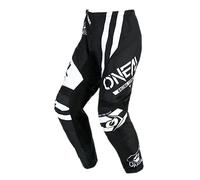 O'Neal Pantalon de motocross Element Warhawk – Léger, respirant et durable – Noir/Blanc Taille 38