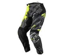 O'NEAL | Pantalon | Motocross Enduro | Liberté de Mouvement maximale, Conception légère, Respirante et Durable | Pantalon Element Ride | Adulte | Noir/Jaune Fluo | Taille 30/46