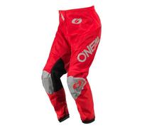 O'NEAL | Pantalon | Motocross Enduro | Offre Une liberté de Mouvement maximale, matière Respirante et Durable, Doublure Respirante | Pantalon Matrix Ridewear | Adulte | Rouge/Gris | Taille 38/54