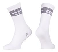 ONeal MTB Performance Solid, chaussettes 39-42 EU Blanc/Gris Blanc/Gris