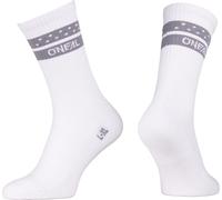 Oneal Performance Chaussettes VTT, Blanc/Gris, 43-46