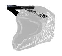 O'NEAL | Pièces détachées Casque de Motocross | Moto Enduro | Visière de Remplacement pour Casque 5SRS Polyacrylite Rider | Visière 5SRS Polyacrylite Rider | Adulte | Noir Blanc | Taille Unique