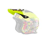 O'NEAL | Pièces détachées pour Casque de Motocross | Moto Enduro | Visière de Rechange pour Casque Slat Crank | Visière pour Casque Slat Crank | Jaune Fluo | Taille Unique
