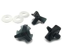 O'NEAL | Pièces détachées pour Casque de Motorcross | Moto Enduro | 3 vis ABS pour Le Montage de la visière | Jeu de vis de vis pour Casque 2SRS | Argent | Taille Unique