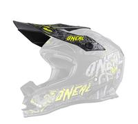 O'NEAL | Pièces détachées pour Casque de vélo de Montagne | VTT Enduro VTT | Casque de Remplacement Evo | 7SRS Casque Evo Menace | Gris Néon Jaune | Taille Unique
