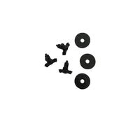 O'NEAL | Pièces détachées pour casques de motocross | Enduro | Jeu de 3 vis de rechange noires pour tous les casques MX, MTB et Fullface | Jeu de vis pour la visière Break Away | Noir | Taille unique