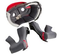 O'NEAL | Pièces détachées pour casques de vélo de montagne | VTT Downhill Freeride | Coussinets de joues et doublures pour casques | Doublure et coussinets de joues pour casque 10SRS | Noir | Taille L