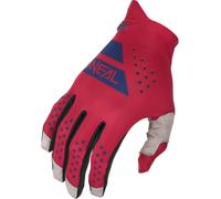 Oneal PIN IT Slip On Gants de motocross, rouge-bleu, taille M pour homme