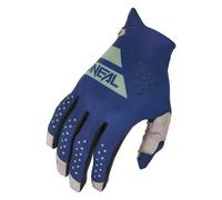 Oneal PIN IT Slip On Gants de motocross, vert-bleu, taille L pour homme