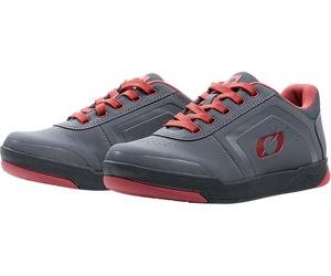 ONeal Pinned Flat, chaussures unisexes 43 EU Gris/Rouge Gris/Rouge