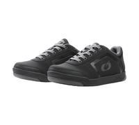 O'Neal Chaussures VTT Pinned Flat Pedal V.22 unisexe vegan Noir/Gris Taille 40 EU