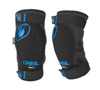 O'NEAL | Protège-genoux | BMX VTT Downhill | Protection contre les impacts en polyuréthane IPX®, matériau résistant à l'abrasion | Protège-genoux contre la saleté | Adulte | Bleu Noir | Taille S