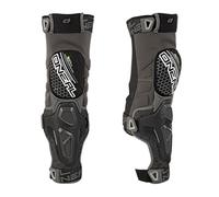 O'NEAL | Protège-genoux | Motocross Enduro | Protège-genoux en polyuréthane IPX®, ajustement ergonomique, couverture en coquille dure ventilée | Protège-genoux Sinner Hybrid | Adulte | Noir Gris | Taille XXL
