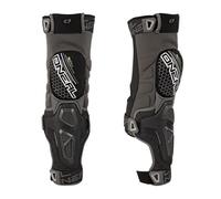 O'NEAL | Protège-genoux | Motocross Enduro | Protège-genoux en polyuréthane IPX®, ajustement ergonomique, couverture rigide ventilée | Protège-genoux Sinner Hybrid | Adulte | Noir Gris | Taille L/XL