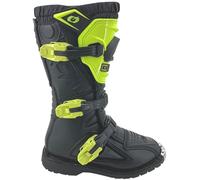 O'Neal – Bottes enfants Rider – Motocross, 4 boucles – Noir/Jaune néon, Taille 36
