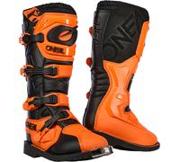 Oneal Rider Pro 2 Bottes de motocross, noir-orange, taille 48 pour homme