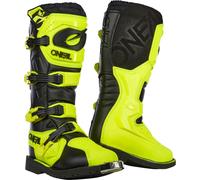 Oneal Rider Pro 2 Bottes de motocross, noir/jaune néon, Taille 48