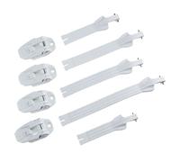 O'Neal Rider Pro Boot Kit de remplacement complet avec boucle/bracelet Blanc Taille unique