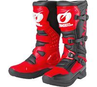 Oneal RSX Bottes de motocross, noir-rouge, taille 47 pour homme