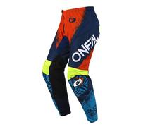O'NEAL Shocker Pantalon, Bleu/Orange, 24 (8/10) Mixte