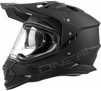 Oneal Sierra Flat 2023 Casque de motocross, noir, taille 2XL pour homme