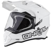 Oneal Sierra Flat V.22 Casque de motocross, blanc, taille XS pour homme